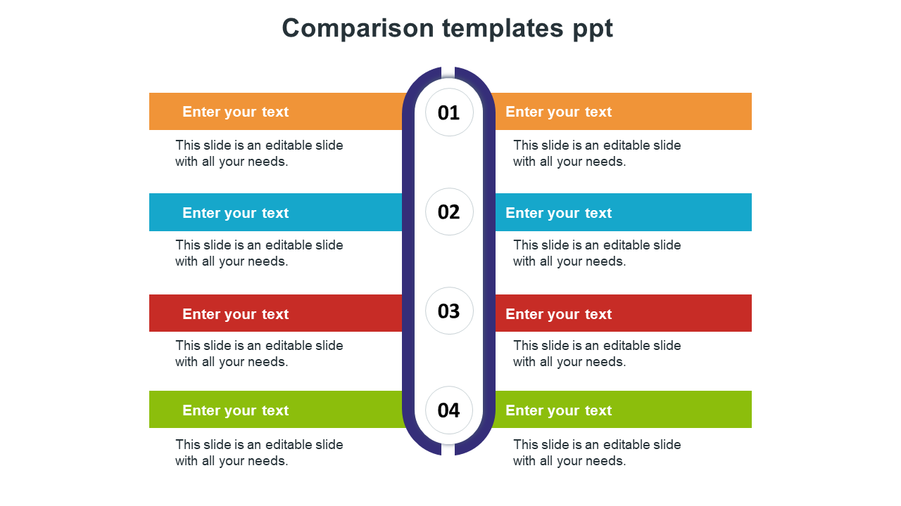 comparison templates ppt